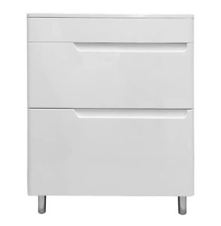 Напольная тумба под раковину Kare Luxe ФР-00007079 70см два ящика белый